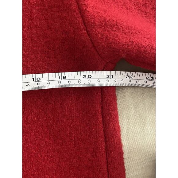 Vintage Pendleton 100% Virgin Wool Red Cardigan Embroidery Women’s Large - Picture 15 of 16